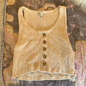 Tan/ cream forever 21 top size small